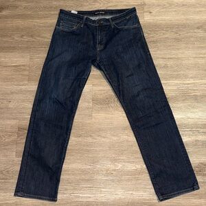 Mavi Marcus Slim Straight Leg Mens Blue Jeans Size 33/30